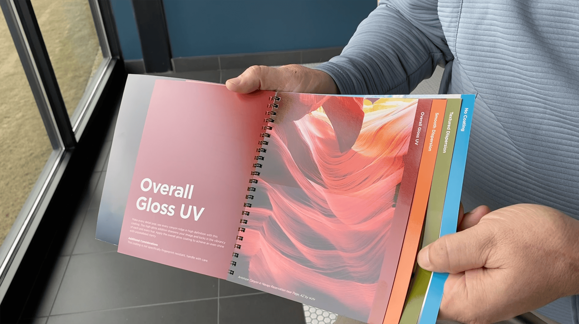 Overall Gloss UV Sample
